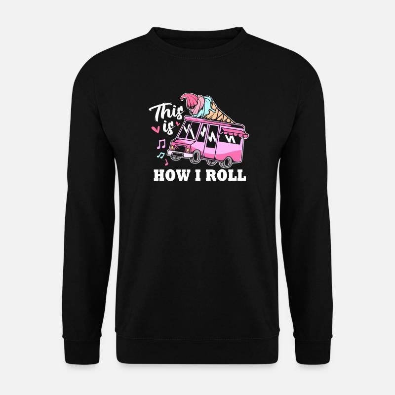Eisdiele Eiswagen Eis Eiscreme - Sweat-shirt Unisexe - noir