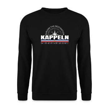 Kappeln - Unisex Sweatshirt - black - Front - Alina (178cm) & Michal (187cm)