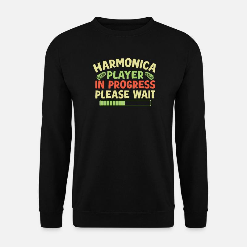 Harmonica Funny Harmonica en cours - Sweat-shirt Unisexe - noir