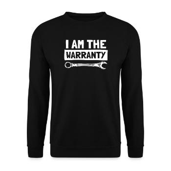 Je suis le gars de la garantie, mec automobile, mécanicien - Sweat-shirt Unisexe - noir - Devant - Alina (178cm) & Michal (187cm)