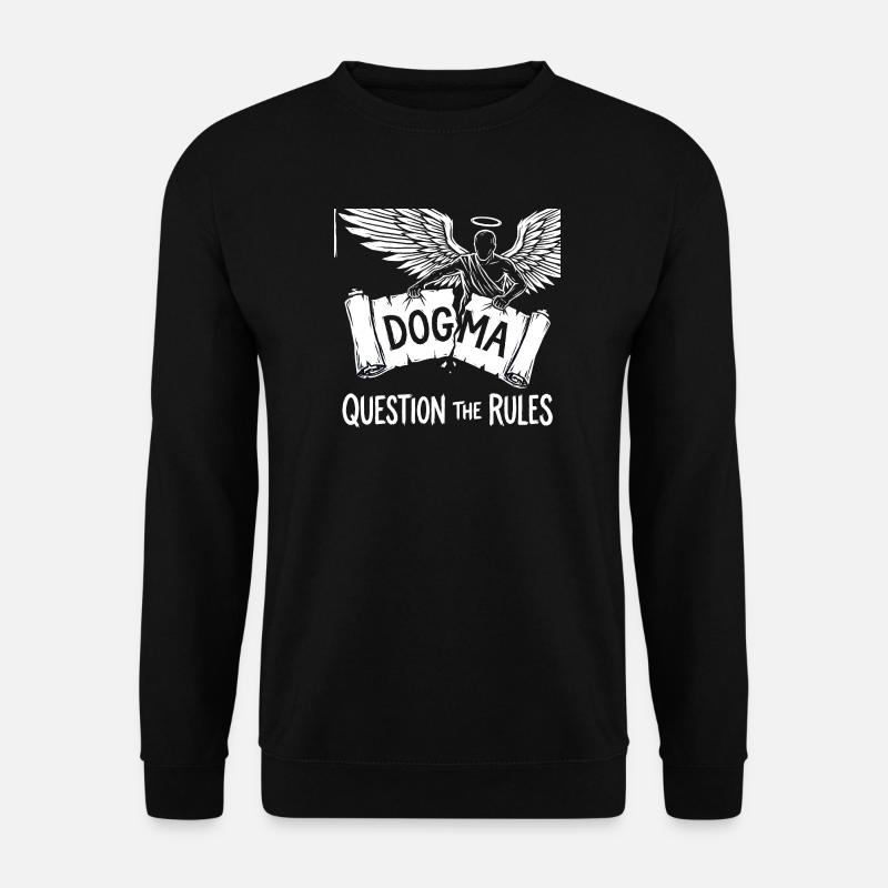 Dogma Flight : Ask the Rules - Sweat-shirt Unisexe - noir