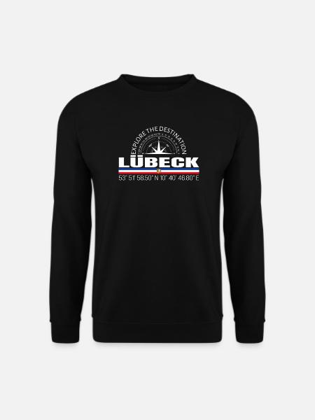 Lübeck - Unisex Pullover - Schwarz