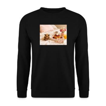 Chico 11: Muttertag 2026 - Unisex Pullover - Schwarz - Vorne - Alina (178cm) & Michal (187cm)
