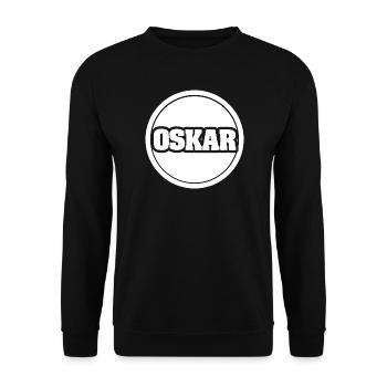 Oskar als Legendaer - Unisex Pullover - Schwarz - Vorne - Alina (178cm) & Michal (187cm)