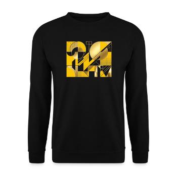 Maison d’or folle - Sweat-shirt Unisexe - noir - Devant - Alina (178cm) & Michal (187cm)