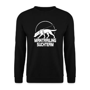 Labrador Mantrailing Suchteam Hunde Hund Wilsigns - Unisex Pullover - Schwarz - Vorne - Alina (178cm) & Michal (187cm)