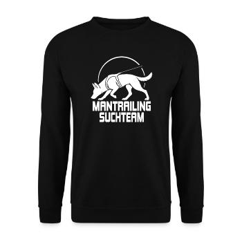 Équipe de recherche de traqueurs de Malinois Dog Wilsigns - Sweat-shirt Unisexe - noir - Devant - Alina (178cm) & Michal (187cm)