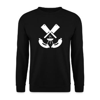 Griller - Sweat-shirt Unisexe - noir - Devant - Alina (178cm) & Michal (187cm)