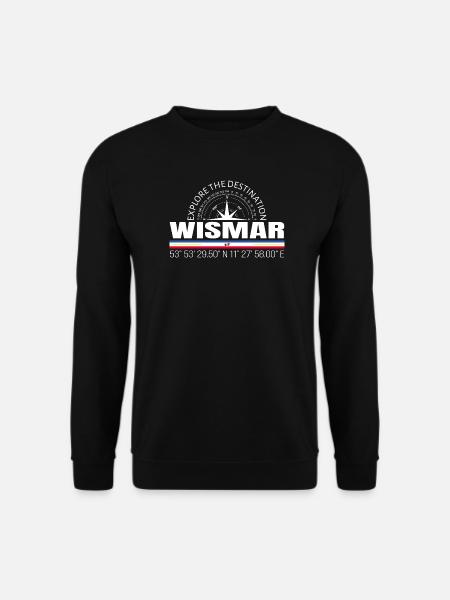 Wismar - Unisex Pullover - Schwarz