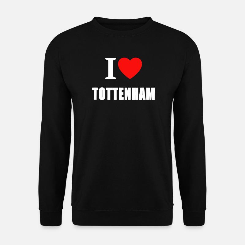 Ich liebe Tottenham - Unisex Pullover - Schwarz