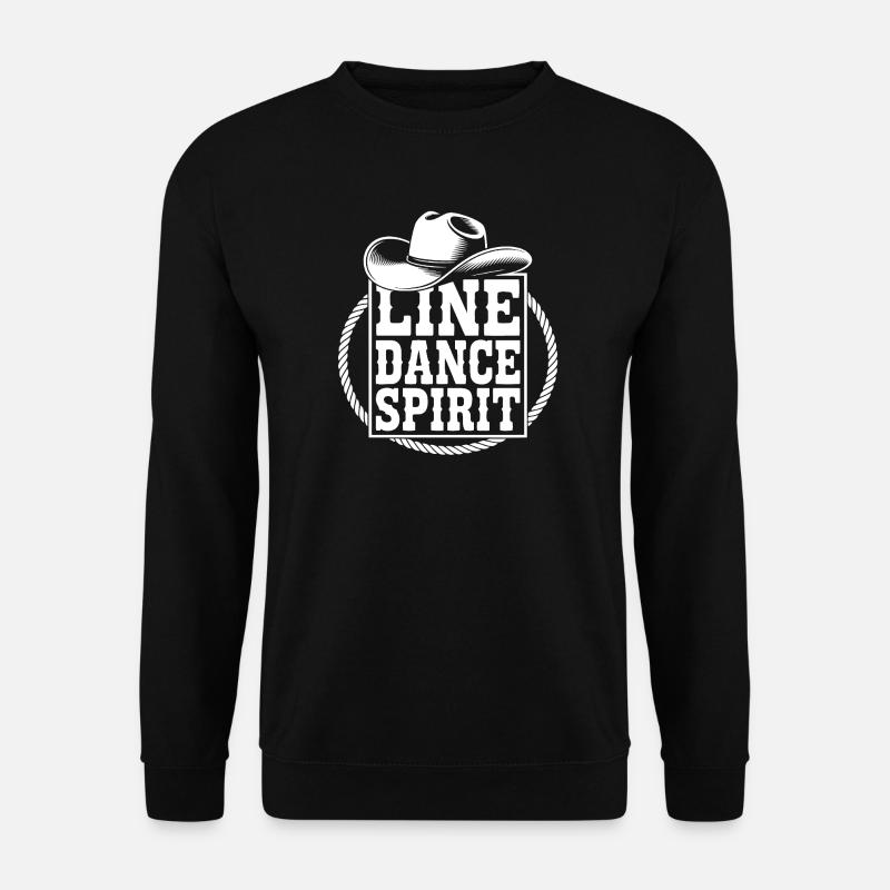 Line Dance Spirit - Unisex Sweatshirt - black