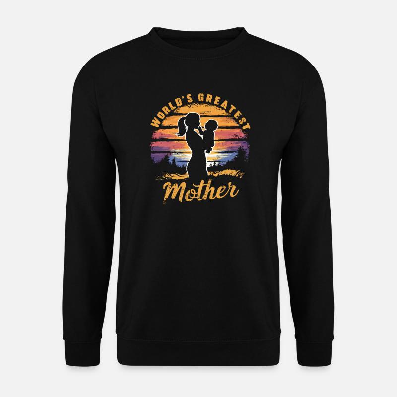 Die größte Mutter der Welt - Unisex Pullover - Schwarz