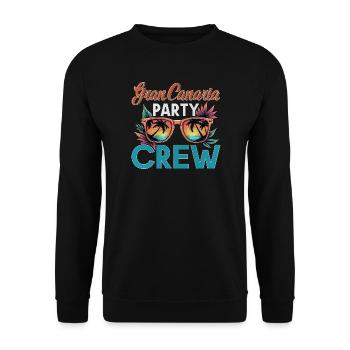 Équipage de Gran Canaria - Sweat-shirt Unisexe - noir - Devant - Alina (178cm) & Michal (187cm)
