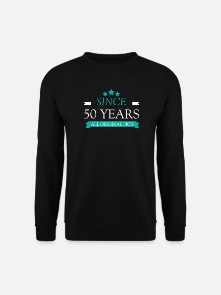 50. Geburtstag, seit 50 Jahren - Unisex Pullover - Schwarz