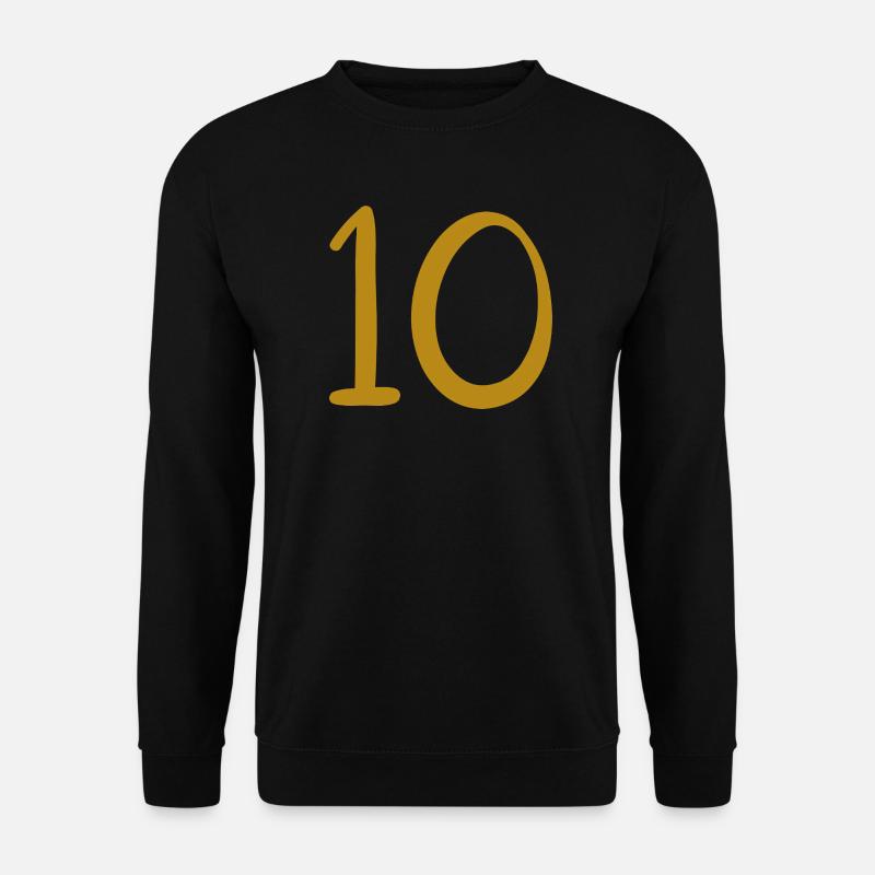 10 - Sweat-shirt Unisexe - noir