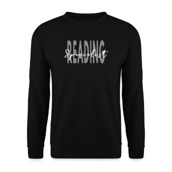Reading Specialist Literacy Teacher Appreciation - Unisex Sweatshirt - black - Front - Alina (178cm) & Michal (187cm)