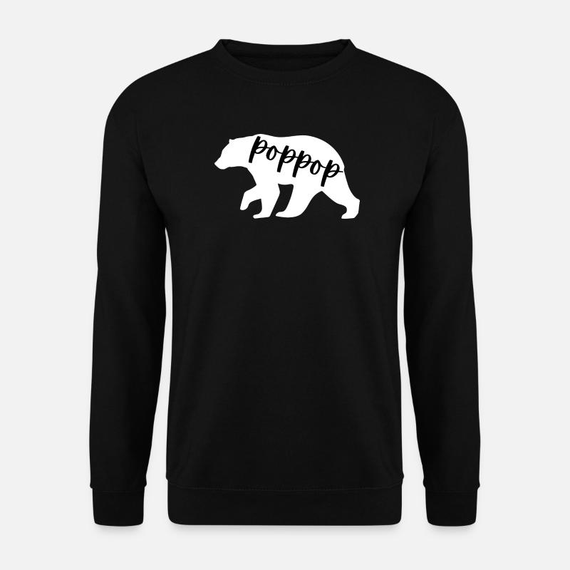 Poppop-Bär - Unisex Pullover - Schwarz
