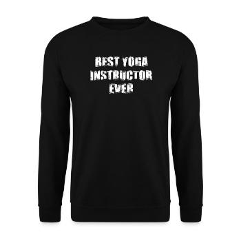 Meilleur professeur de yoga de tous les temps - Sweat-shirt Unisexe - noir - Devant - Alina (178cm) & Michal (187cm)