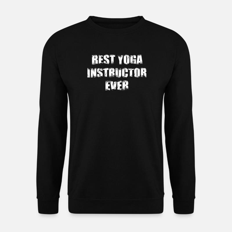 Bester Yogalehrer aller Zeiten - Unisex Pullover - Schwarz