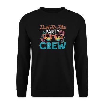 Lloret De Mar Crew - Unisex Pullover - Schwarz - Vorne - Alina (178cm) & Michal (187cm)