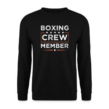 Équipe de boxe - Sweat-shirt Unisexe - noir - Devant - Alina (178cm) & Michal (187cm)