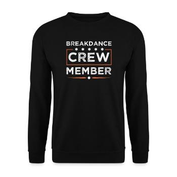 Équipe de breakdance - Sweat-shirt Unisexe - noir - Devant - Alina (178cm) & Michal (187cm)
