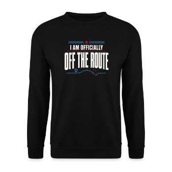 Retired Postman Retired Postman - Unisex Sweatshirt - black - Front - Alina (178cm) & Michal (187cm)