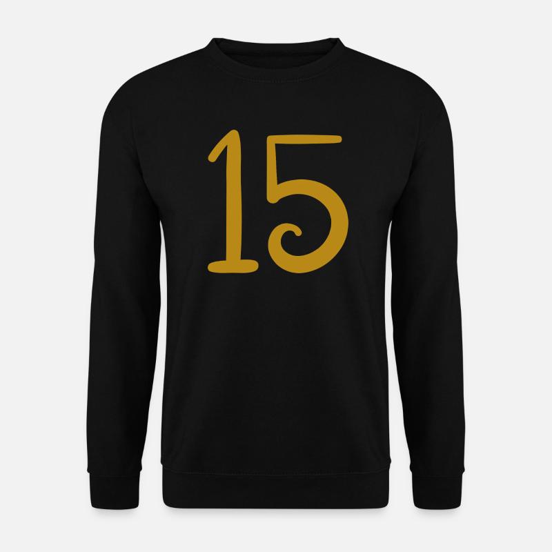 15 - Sweat-shirt Unisexe - noir
