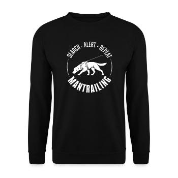Golden Retriever Mantrailing Dog Sport Search Dogs - Unisex Sweatshirt - black - Front - Alina (178cm) & Michal (187cm)