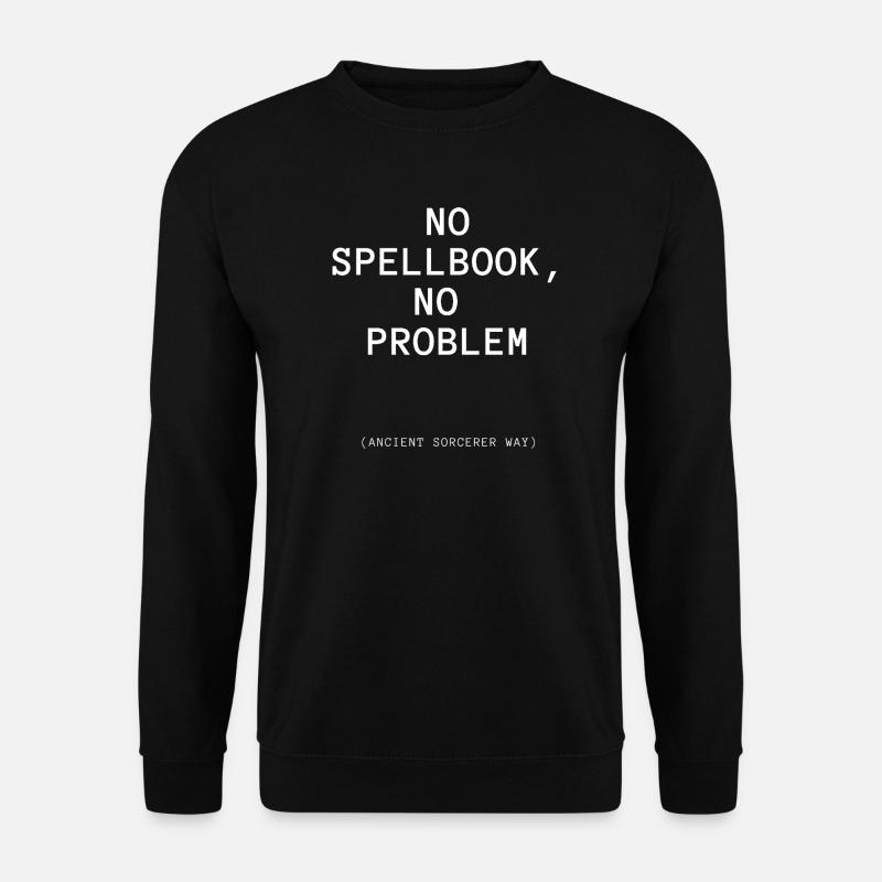 DeD-Zauberer-T-Shirt - Unisex Pullover - Schwarz