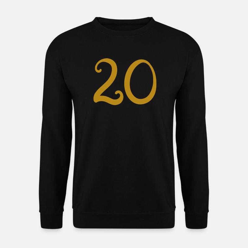 20 - Sweat-shirt Unisexe - noir