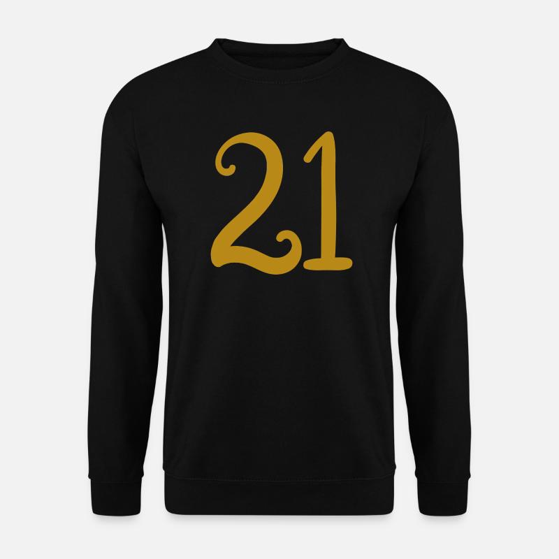21 - Sweat-shirt Unisexe - noir