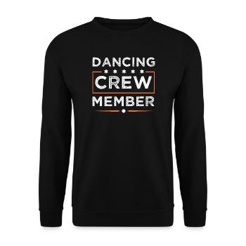 Équipe de danse - Sweat-shirt Unisexe - noir - Devant - Alina (178cm) & Michal (187cm)