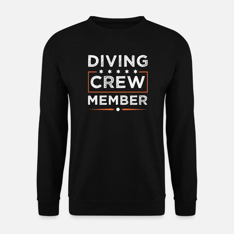 Diving Crew - Unisex Sweatshirt - black
