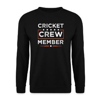 Équipe de cricket - Sweat-shirt Unisexe - noir - Devant - Alina (178cm) & Michal (187cm)