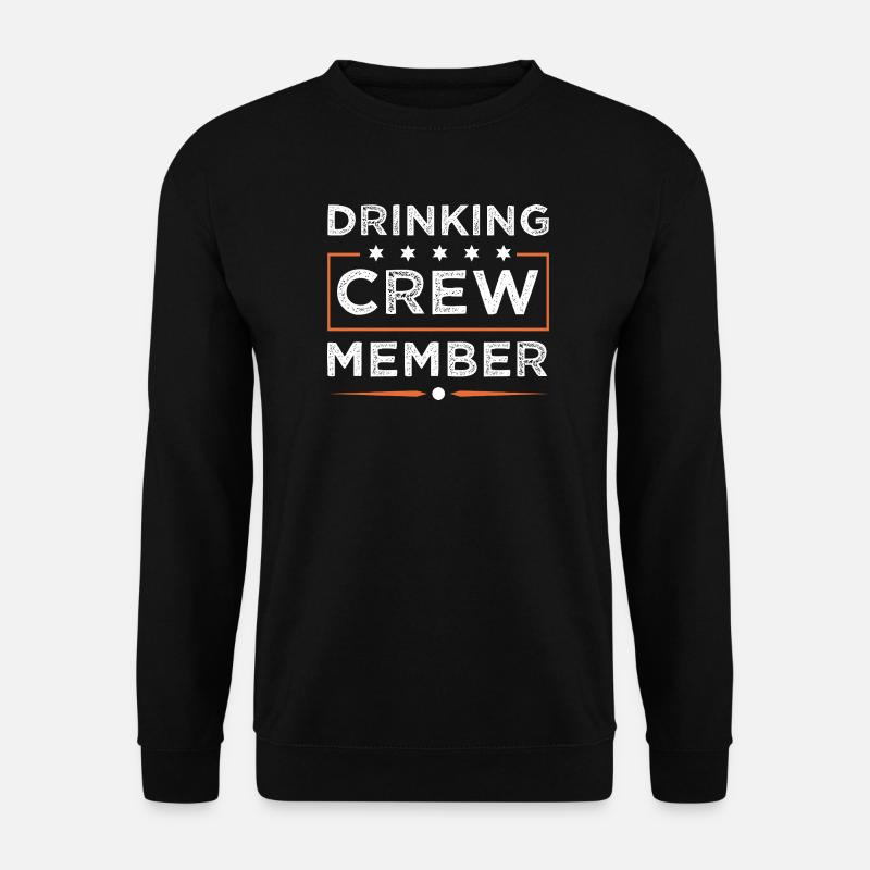Drinking Crew - Unisex Sweatshirt - black