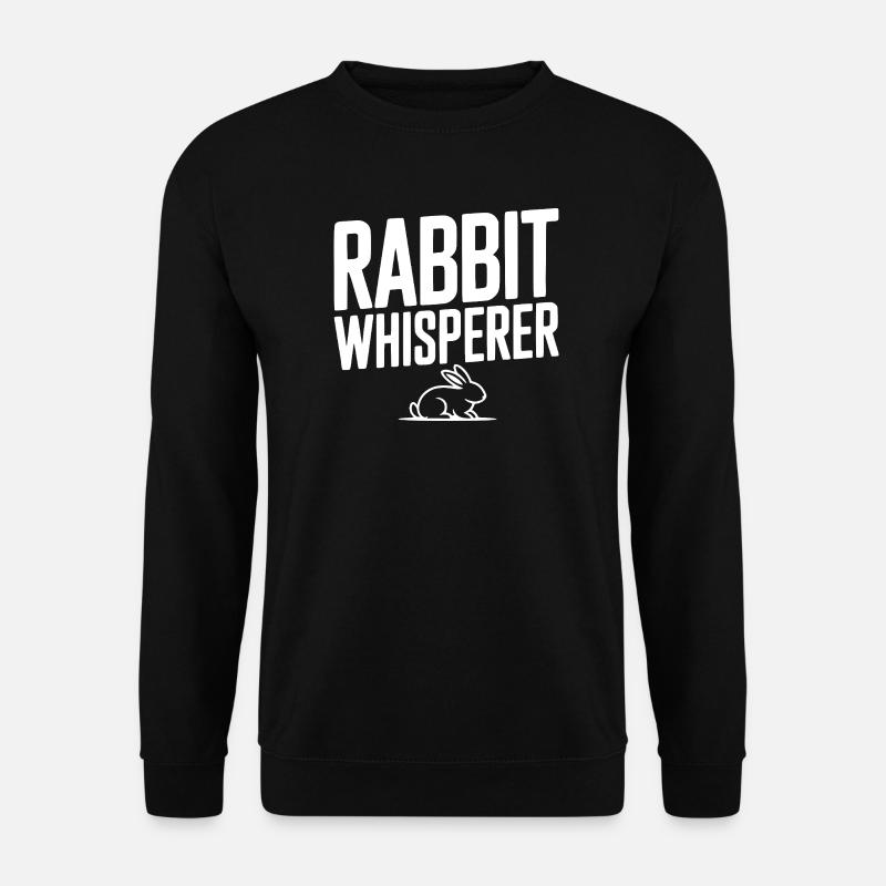 Rabbit Whisperer - Unisex Sweatshirt - black