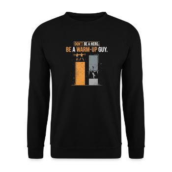 Calisthénie des héros - Sweat-shirt Unisexe - noir - Devant - Alina (178cm) & Michal (187cm)