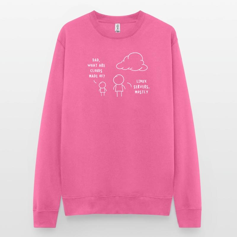 Linux Server Cloud Computing Lustiger Spruch Unisex Pullover