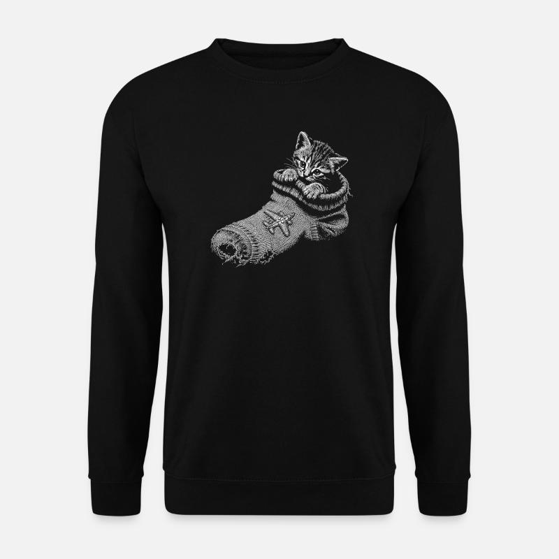 chaton - Sweat-shirt Unisexe - noir