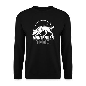 Malinois Mantrailer Équipe Dog Sport Dogs Wilsigns - Sweat-shirt Unisexe - noir - Devant - Alina (178cm) & Michal (187cm)