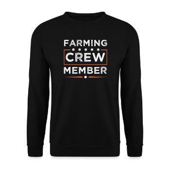 Farming Crew - Unisex Pullover - Schwarz - Vorne - Alina (178cm) & Michal (187cm)