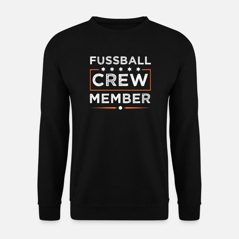 Fussball Crew - Unisex Pullover - Schwarz