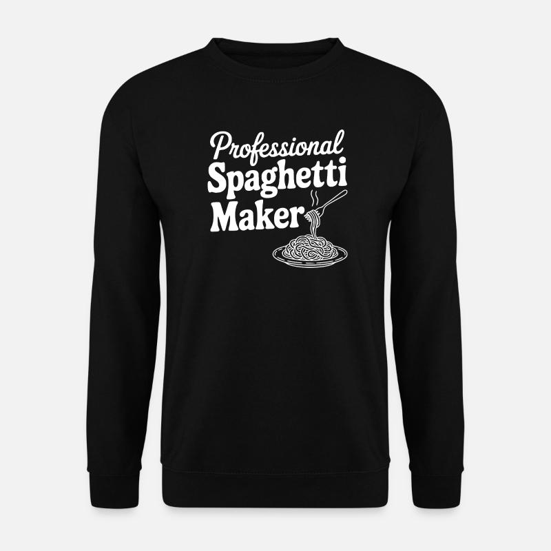 Professioneller Spaghetti-Hersteller - Unisex Pullover - Schwarz