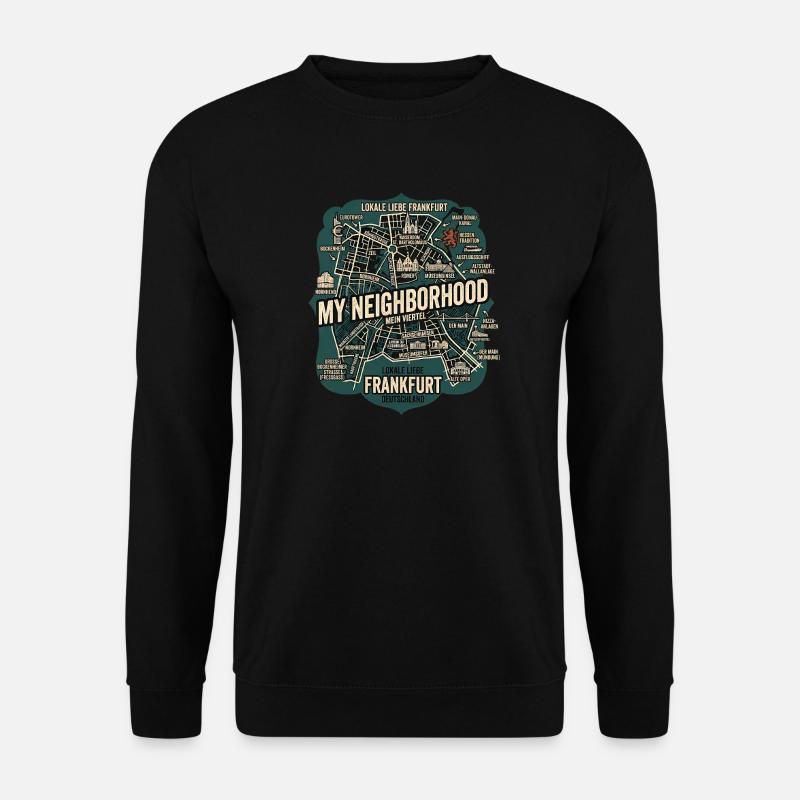 Frankfurt Liebe - Unisex Pullover - Schwarz