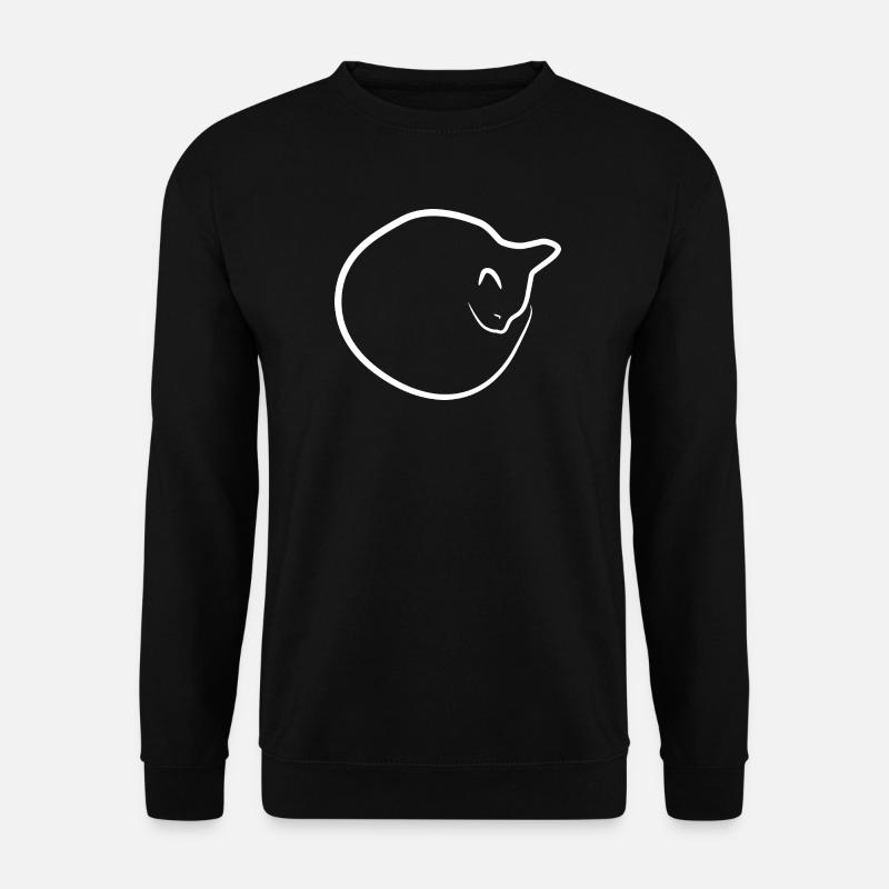 Katze - Unisex Pullover - Schwarz