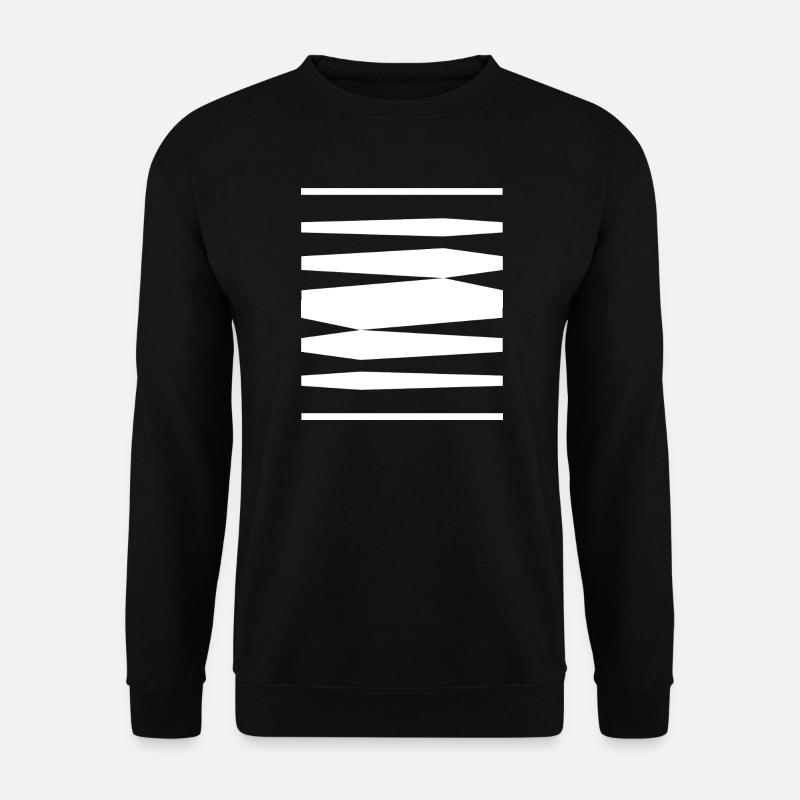 Conception des bandes audacieuses - Sweat-shirt Unisexe - noir