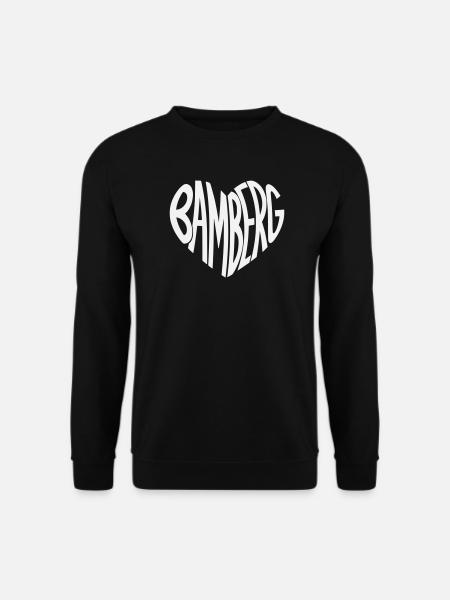Bamberg Heart Typo - Unisex Sweatshirt - black