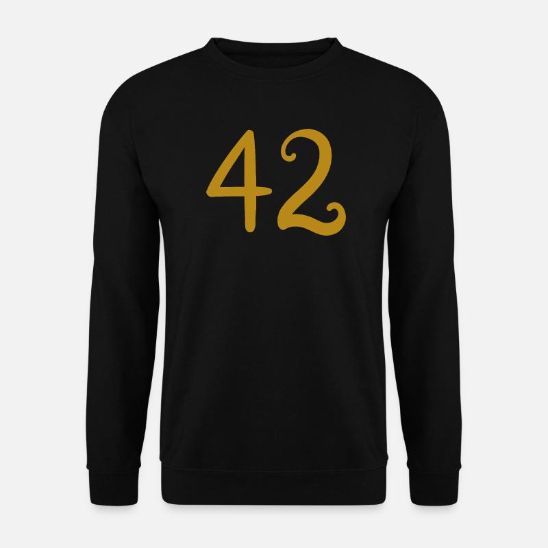 42 - Unisex Pullover - Schwarz