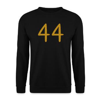 44 - Unisex Sweatshirt - black - Front - Alina (178cm) & Michal (187cm)
